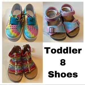 Toddler Summer shoe bundle size 8
